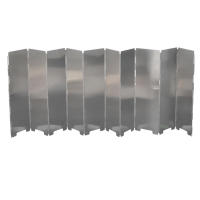 Escudo De Viento Plegable Ultraligero Para Estufas De Camping 9/10 Platos Accesorio De Cocina Portátil Protector Contra Viento - details 3
