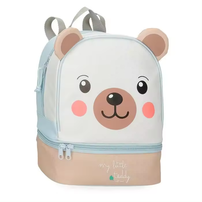 Mochila Infantil Roll Road Little Teddy 28 cm con Portamerienda - 1