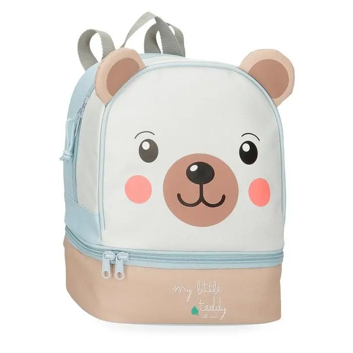 Mochila Infantil Roll Road Little Teddy 28 cm con Portamerienda - 1