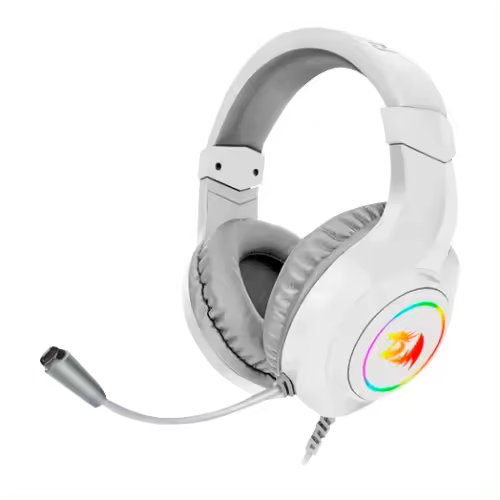 Redragon - HYLAS Auricular Gaming RGB 3.5mm Micrófono Blanco - 1