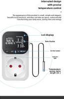 Tomacorriente Con Timer Y Termostato Digital 220v Controlador De Temperatura Con Interruptor De Timer Para Calentamiento Y Refrigero Sensor De Temperatura Para El Hogar - details 6