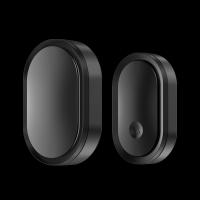 Timbre De Puerta Inalámbrico Inteligente Negro Con Luz LED Y Alarma De Seguridad Potenciado Por USB O Baterías 300M Para Hogar - details 1