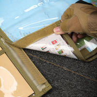 Cubierta De Libro Táctico Exterior Impermeable Para Mapas Y Herramientas Bolsa De Bolígrafo Camuflada Para Camping Viajes Y Senderismo - details 6