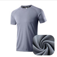 Camiseta De Hombre De Seda Hielo Para Verano Con Manga Corta Estilo Casual Transpirable Y Secado Rápido Camiseta Deportiva Para Bajar La Temperatura - details 4