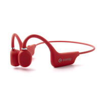 Auriculares de Conducción Ósea Verdadera | Cascos Deportivos Inalámbricos Bluetooth | Sonido Estéreo 3D, rojo A5X - details 10