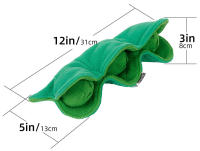 Juguete Interactivo Para Perros Sniffing Dog Toy Saco De Peluche Con Sonido Squeaky Dispensador De Alimentos Desafío IQ Alivio De Estrés Bola Juguete Chupón Para Puppies - details 1