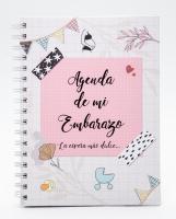 Agenda de embarazo: Diario completo y personalizable para cada etapa del embarazo  Perfecto para la futura madre  Encuadernación en espiral, 96 páginas con ilustraciones originales, ARGUVAL - details 0