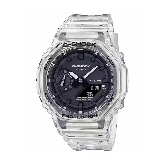 Casio G-Shock Reloj Transparente GA-2100SKE-7AER , para Hombre - 1