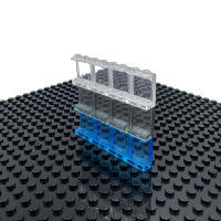 20Pcs Bloques De Construcción DIY Transparentes 1x2x2 Ventanas Marco De Pared Ciudad Edificios Gruesos Juguetes Para Niños De 6 a 12 Años - details 6