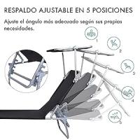 Tumbonas con Parasol Plegables Playa Piscina Hamaca Suelo PACK DE DOS UNIDADES - details 4