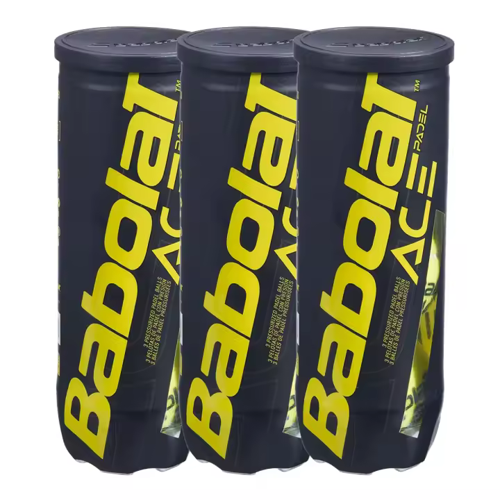 Tripack De Botes De 3 Bolas Babolat Ace Padel - 1