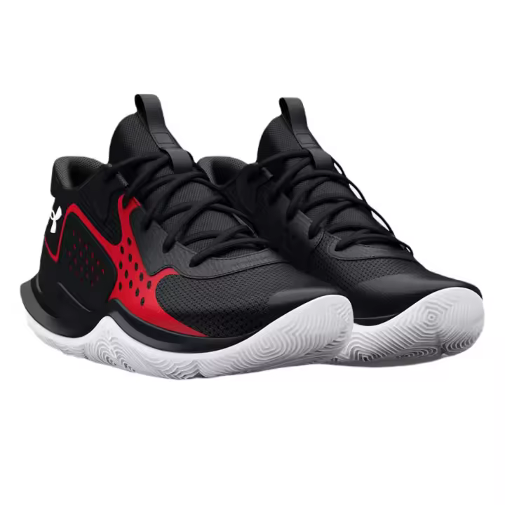 Zapatillas Under Armour Gs Jet 23 Negro Rojo 3026635-001 Baloncesto Niño Niña - 1