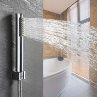 Todo latón titular de la ducha montado en la pared titular de la cabeza de ducha para mano rociador varita para baño cromo, C107-CH - details 2