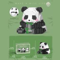 Mini Bloques De Construcción Creativos En Forma De Panda Micro Modelo Diamante Animal Juguetes Para Niños Y Niñas Construcción Ciudadana DIY Regalo Educativo - details 15