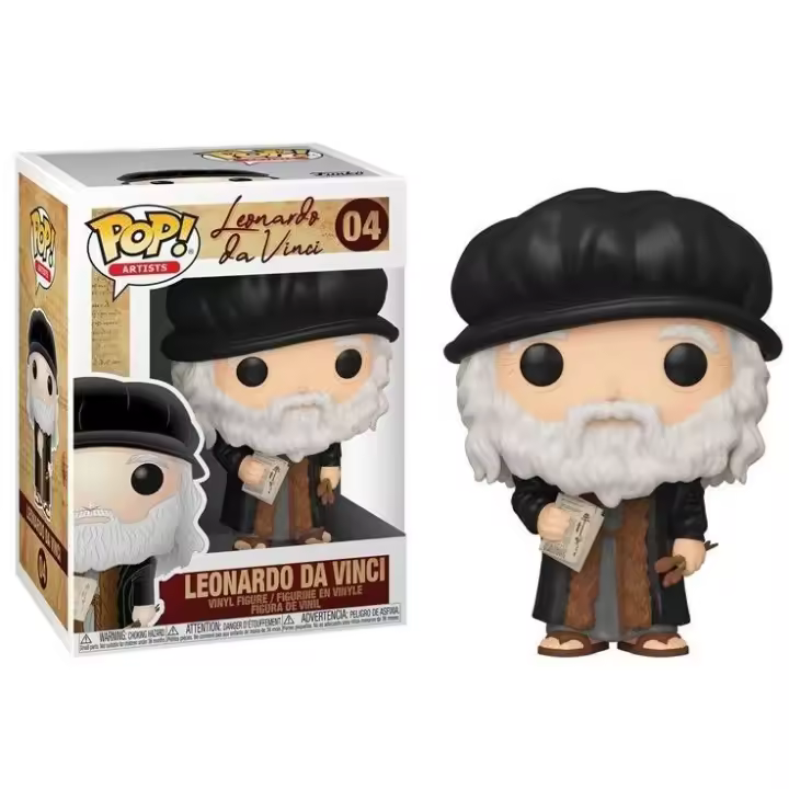 FUNKO POP! LEONARDO DAVINCI, 45251, Nº 4, TIENDA CON LICENCIA OFICIAL - 1