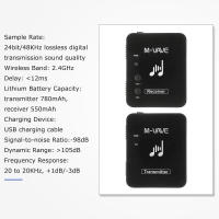 Sistema De Transmisión Inalámbrico M-VAVE WP-10 2.4GHz Monitores Auriculares Recargables Transmisor Y Receptor - details 9