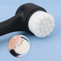 Cepillo De Limpieza Facial De Silicona Doble Cara RANCAI 1 Pieza Limpia Y Elimina El Maquillaje Del Rostro Herramienta De Cuidado De La Piel - details 3