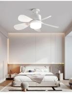 Ventilador De Techo 16 Pulgadas 2-en-1 Con Luz Y Control Remoto Luz Dimmable E27 Soporte Para Dormitorio Sala De Estar Cocina Oficina Baño - details 7