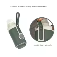 Calentador De Botella Para Bebé Portátil Con 3 Temperaturas Ajustables USB Calentador De Leche Para Viaje En Coche Seguro Y Ecológico Tamaño Medio - details 12