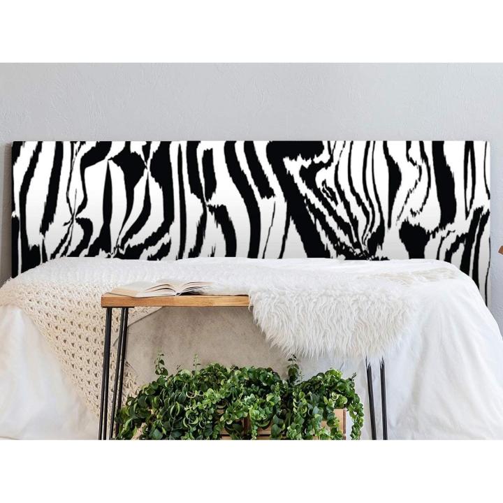 Oedim Cabeceira de cama PVC Cabeceira de cama Impressão digital sem relevo Zebra 135x60m | Disponível em vários tamanhos | Cabeceira leve, elegante, resistente e económica