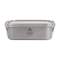 Caja De Almuerzo De Titanio Para Camping 800ml Caja De Alimentos Rectangular De Portátil Con Cierre Para Exteriores - details 10