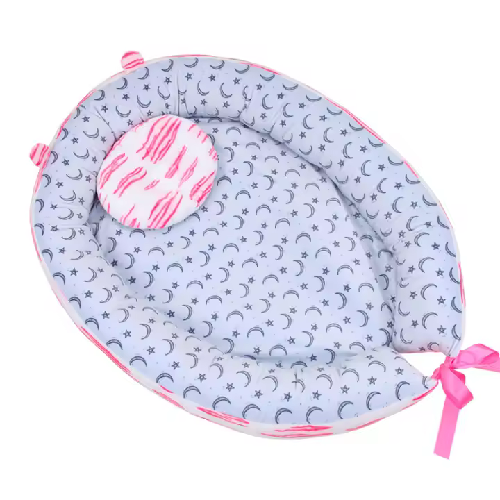 Colchoneta para dormir de felpa de alta calidad para cuna de bebé, suave y cómoda, portátil, adecuada para bebés que duermen al aire libre. - 1