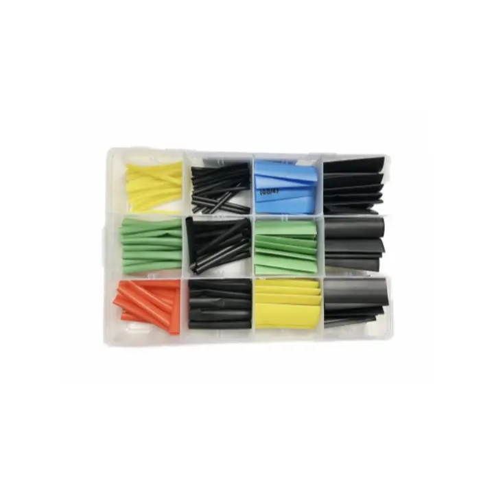Caja de tubo de contracción térmica caja de tubo de contracción térmica de baja tensión eléctrica de color conjunto de aislamiento de tubo de contracción térmica 180pcs - 1