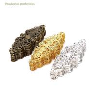 20/200Pcs Conector De Flor Filigrana Para Manualidades DIY Encantos De Joyería Acrílico Transparente Bails De Joyería - details 1