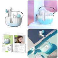 Auriculares Inalámbrico  EP-073 Bluetooth Blanco y Rosa - details 7