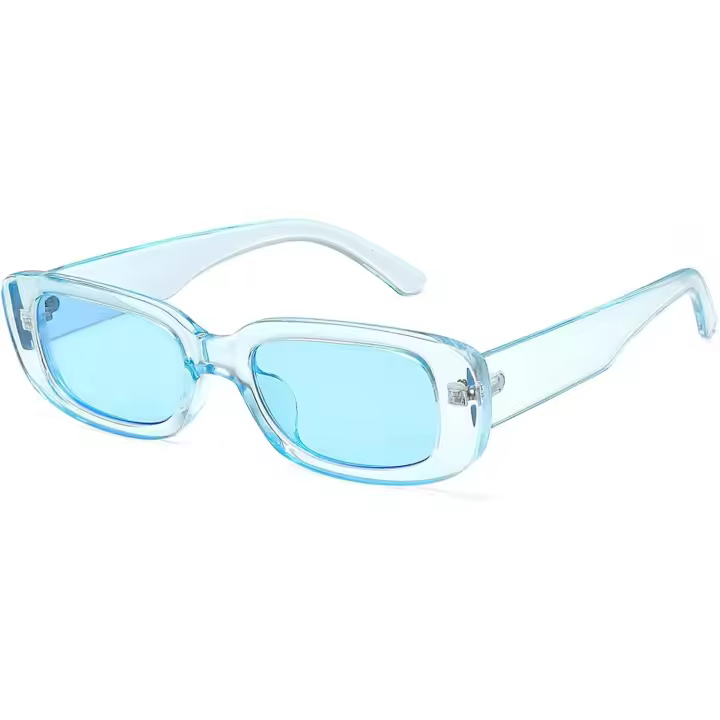 Gafas de sol rectangulares para mujer y hombre, modernas gafas de sol estilo retro de los años 90 con protección UV400 - 1