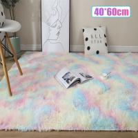Alfombra De Tela Suave Y Tirada Para Sala De Estar Y Dormitorio Antideslizante Decorativa De Velours Alfombra Para Niños - details 0
