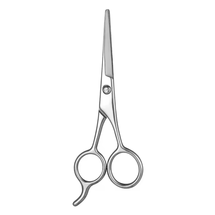 Tijeras De Afeitar Para Cejas Pestañas Y Nariz En Acero Inoxidable 130MM Herramienta De Maquillaje Y Manicura Cortador Y Trimmer De Cutículas - 1