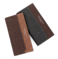 Cartera larga para hombre MenBense con costuras informales, diseño esmerilado, para documentos de mano, cartera de mano con múltiples tarjetas - details 16