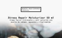 Beauté Mediterranea - STRESS REPAIR MOISTURIZER - Crema Hidratante Facial - Ideal para Irritaciones y Rojeces - Aporta Elasticidad - Vegana - 50 ml - details 0