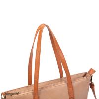 Bolso de mano estilo boho, bolso de rafia natural con ecopiel, bolso de verano para mujer con asa de madera, bolso elegante y ligero ideal para playa o ciudad | Sara Bags - details 3