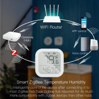 Sensor De Temperatura Y Humedad ZigBee MOES Tuya Para Hogar Inteligente Con Pantalla LED Compatible Con Google Assistant Y Hub Tuya - details 7