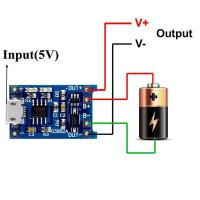 modulo De Carga De Batería De Litio 18650 TP4056 Tipo-C Micro Mini 5V1A 1A Doble Función Protección Y Carga Accesorio Para Baterías Li-ion - details 2
