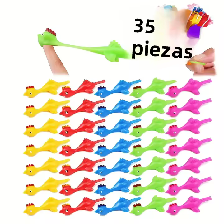 Juguete De Agarre De Pollo Para Dedo 35 Piezas Juguetes De Comprimición Para Niños Y Adultos Tema De Animales Y Naturaleza - 1