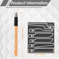Mini Sierra De Mano Para Modelado Y Manualidades Con 8 Hojas De Corte Multifuncional Acero Inoxidable Herramienta De Metal Para DIY - details 5