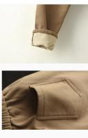 Amax LuluE Pantalones De Peluche De Lujo Para Mujer Invierno 2024 Moda Casual Vintage Gruesos Harajuku Harem Pantalones Talla Media Con Bolsillos Y Cuff - details 18