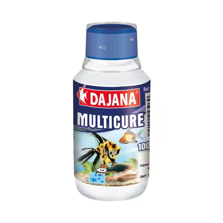Tratamiento MULTICURE de DAJANA para bacterias, protozoos y hongos en acuarios de agua dulce y salada - 1