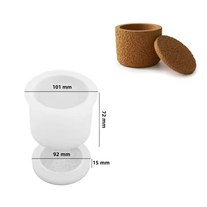 Molde De Silicona Para Vela De Gypsum Form DIY Hecho a Mano Irregular Aroma Para Cemento Platería Caja De Joyas Moldes Decorativos - 1