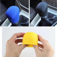 2Pc/Set Fundas Para Palanca De Cambios Y Freno De Mano De Coche En Silicona Manual Cubierta Protectora Para Estilo Del Coche - details 8