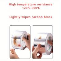 Cinta De Aluminio Para Sellar Tubos De Escape Resistente a Altas Temperaturas Y a Prueba De Fugas En La Cocina Con Protección Solar Y Aislamiento Térmico - details 4