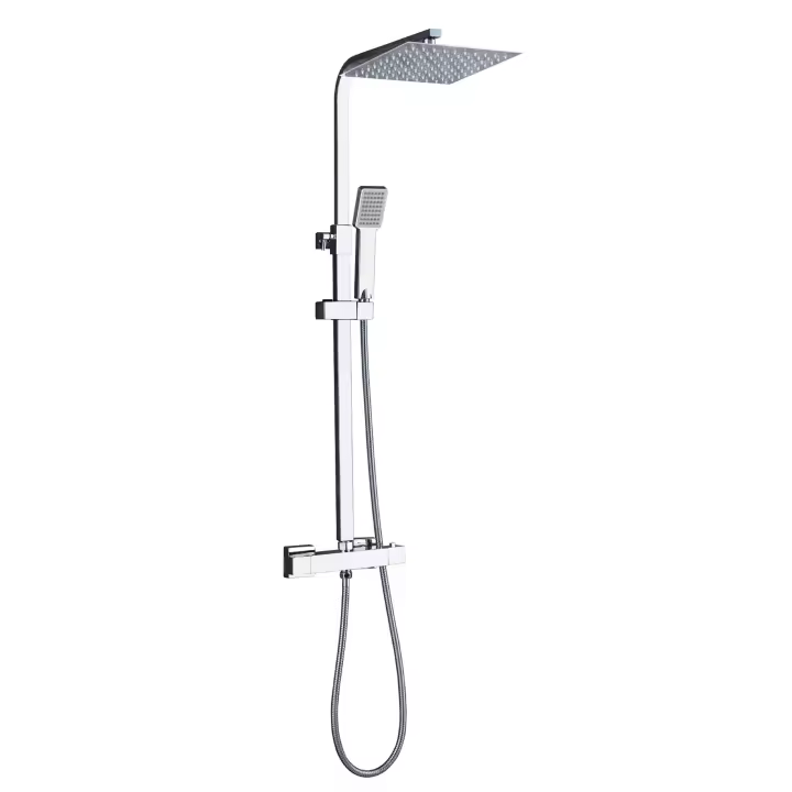 AICA Columna de Ducha Termostato de Acero Inoxidable Ducha de Baño - 1