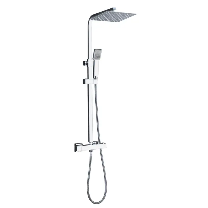 AICA Columna de Ducha Termostato de Acero Inoxidable Ducha de Baño - 1