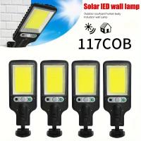 Luces De Seguridad LED Con Sensor De Movimiento Solar Para Jardín Alambre De Acero Inoxidable 3 Modos De Iluminación Para Patio Garage - details 0