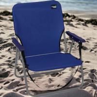 TIENDA EURASIA -  Pack de 2 Silla Playa Plegable, Ligera con Asa, Estructura de Metal, Posición Fija, Medida 51 x 60 x 48 cm, Uso Recomendado Exterior, Plegable - details 1