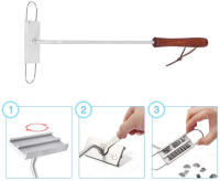 Hierro De Marca Para Barbacoa Con 55 Letras Herramienta De Cocina Para Carne Y Pescado Resistentes Al Calor Accesorios Para Barbacoa Y Asadores - details 2
