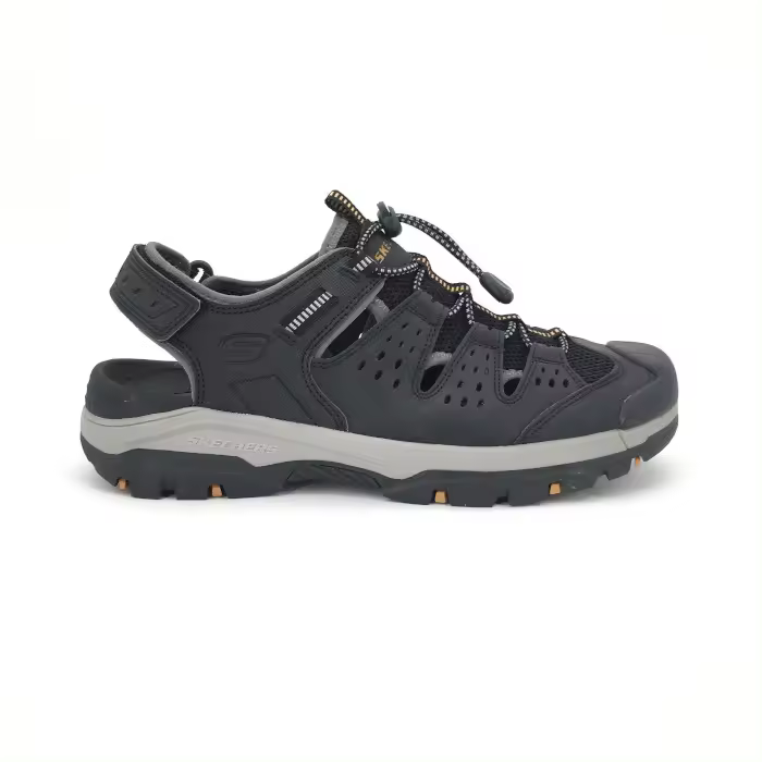 Sandalia de Skechers para hombre, mod.205113, Sandalia cangrejera con puntera y plantilla acolchada muy cómoda - 1